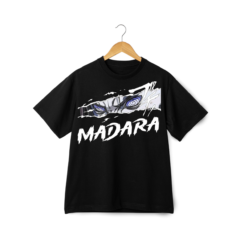 Naruto T-Shirts – Black Madara Uchiha Anime Graphic Tee