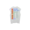 Back view of Imagine Dragons Mercury Tour Cartoon Muscle T Shirt showing the full list of 2022 tour cities under Imagine Dragons Mercury World Tour text