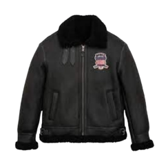 Avirex Shearling Leather Jacket