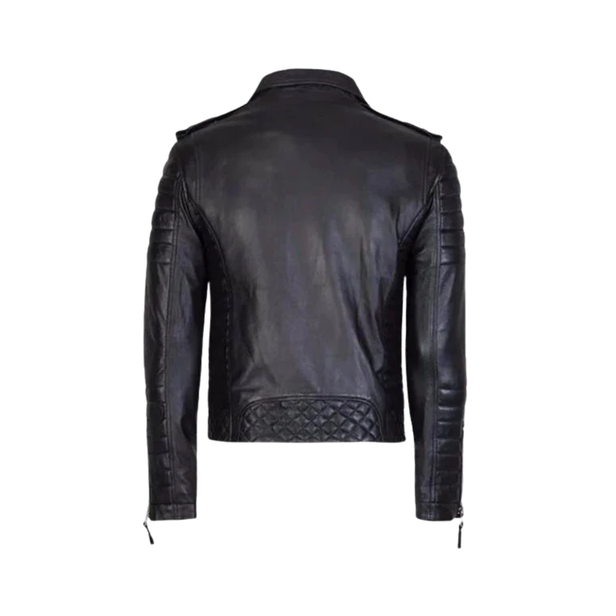 Untitled design 49 Rich Styler Biker Style Cow hide Fashion Mens Leather Jacket Back