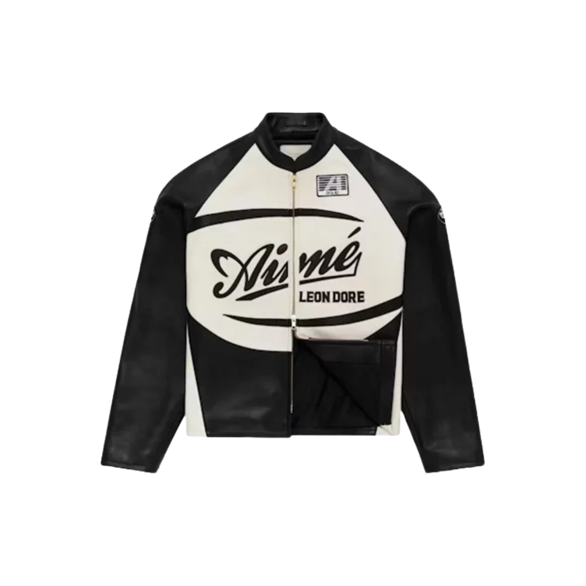 Untitled design 54 Rich Styler Aime Leon Dore Café Racer Leather Jacket