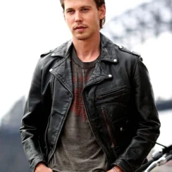 Austin Butler Biker Leather Jacket