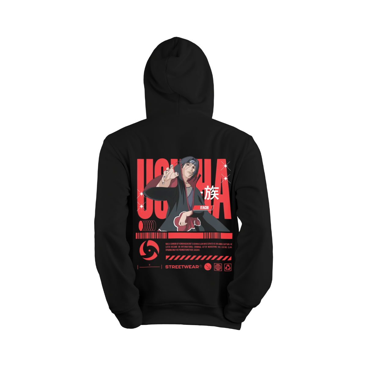 Itachi Uchicha Hoodie Crows Edition - Image 3