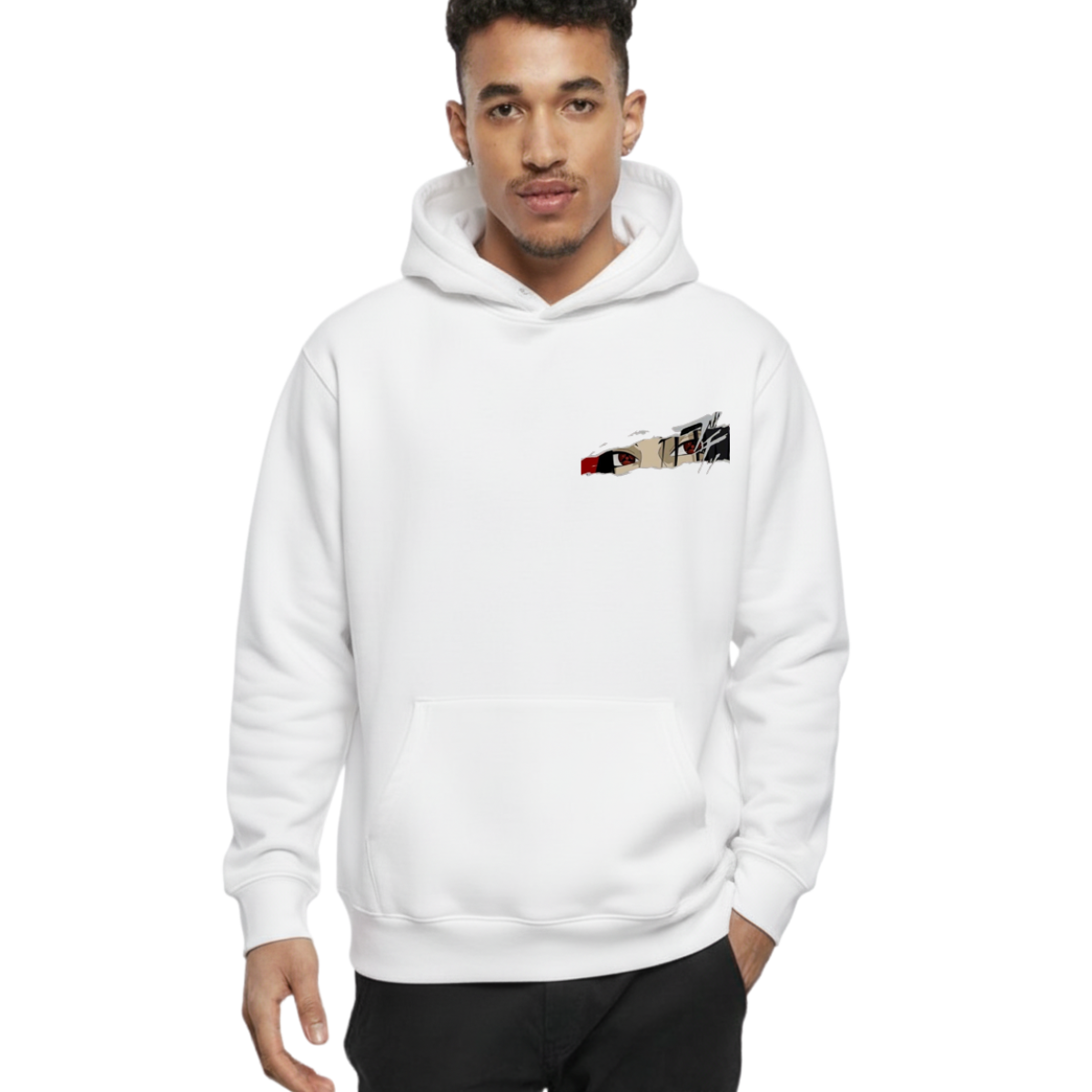 Itachi Uchicha Hoodie Red Moon Edition - Image 3