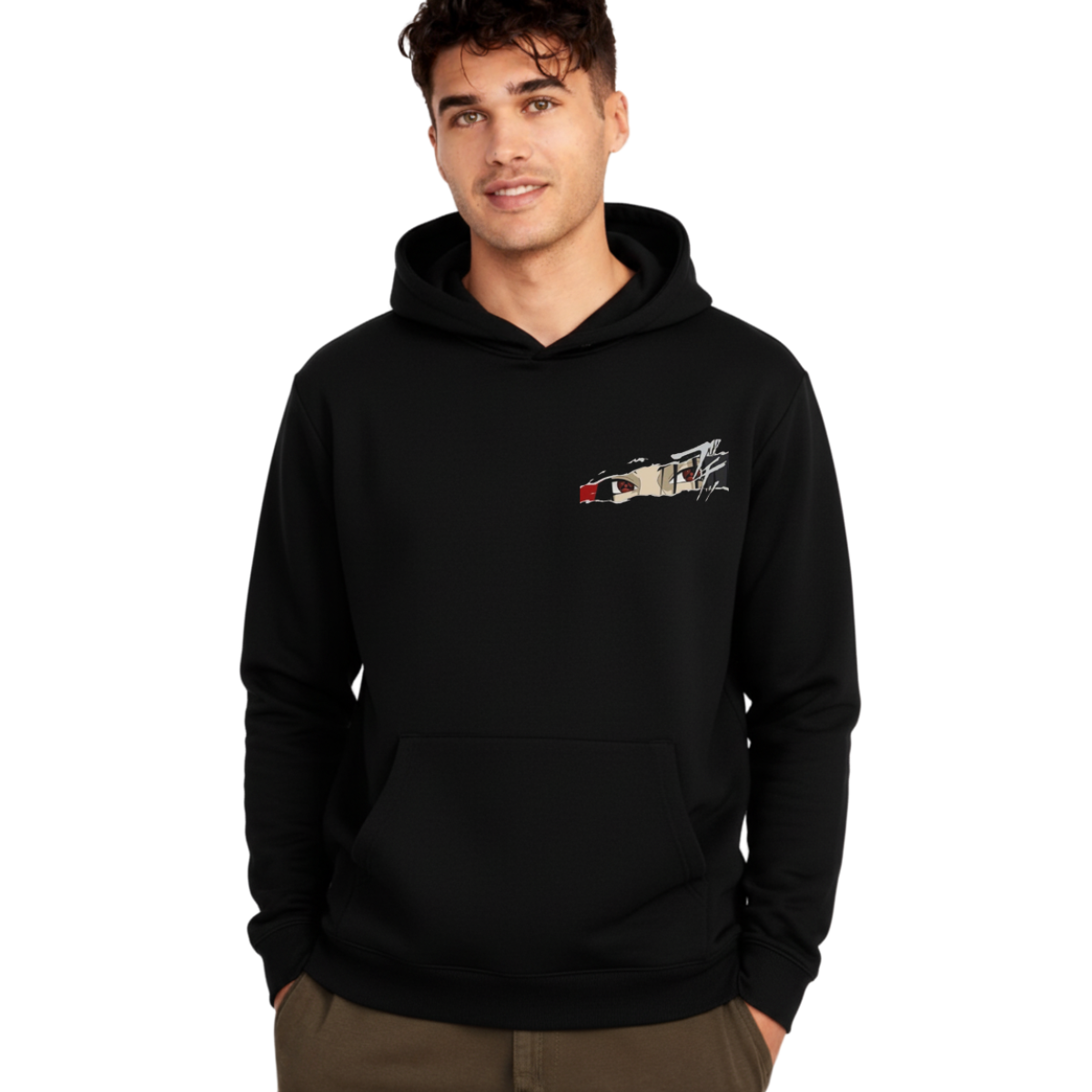 Itachi Uchicha Hoodie Red Moon Edition - Image 2