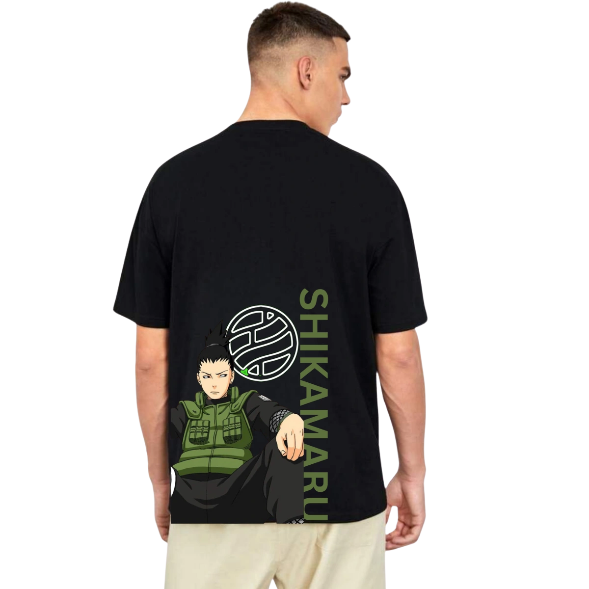 Shikamaru Nar T-Shirt Black Streetwear Style Graphic Tee