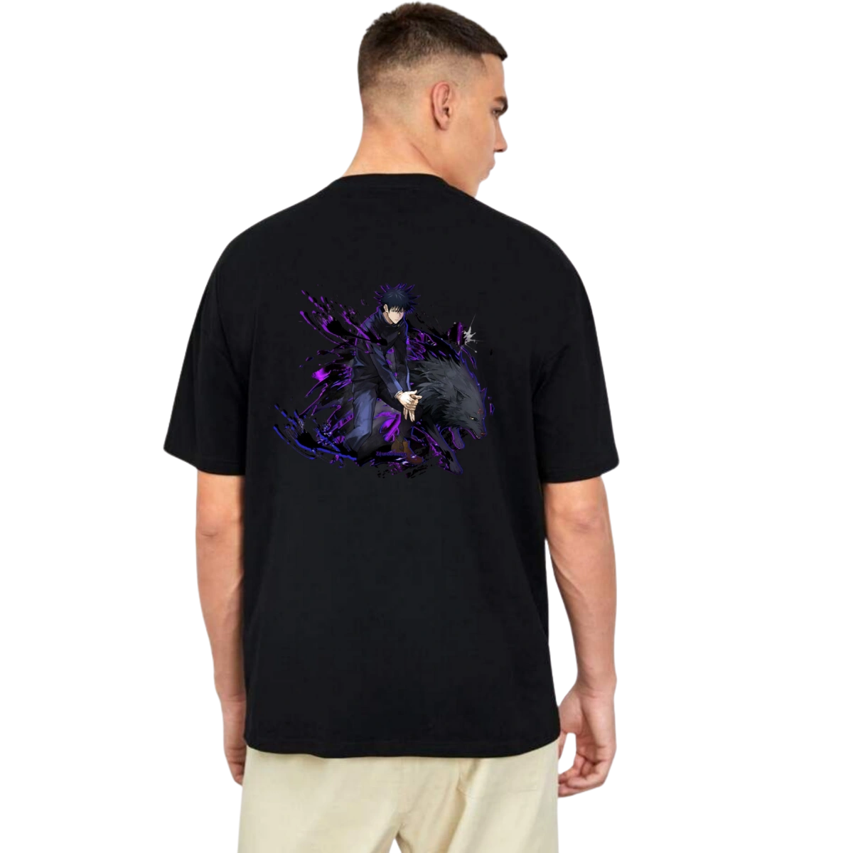 Megumi Fushiguro Wolf T-Shirt - Image 2