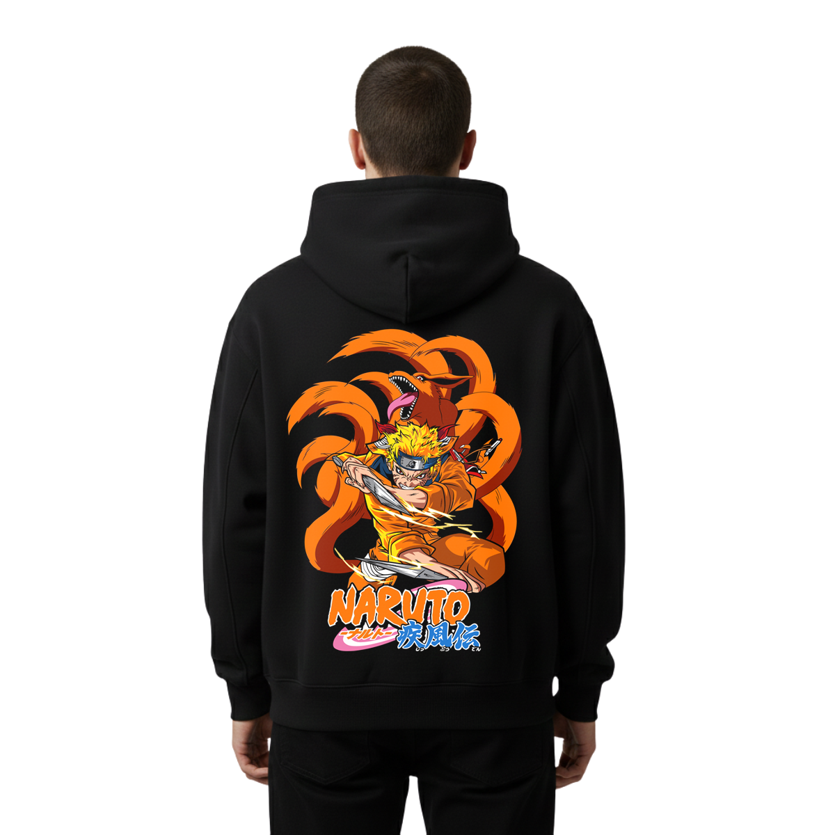Kurama Nine Tails Sage Mode Naruto Hoodie