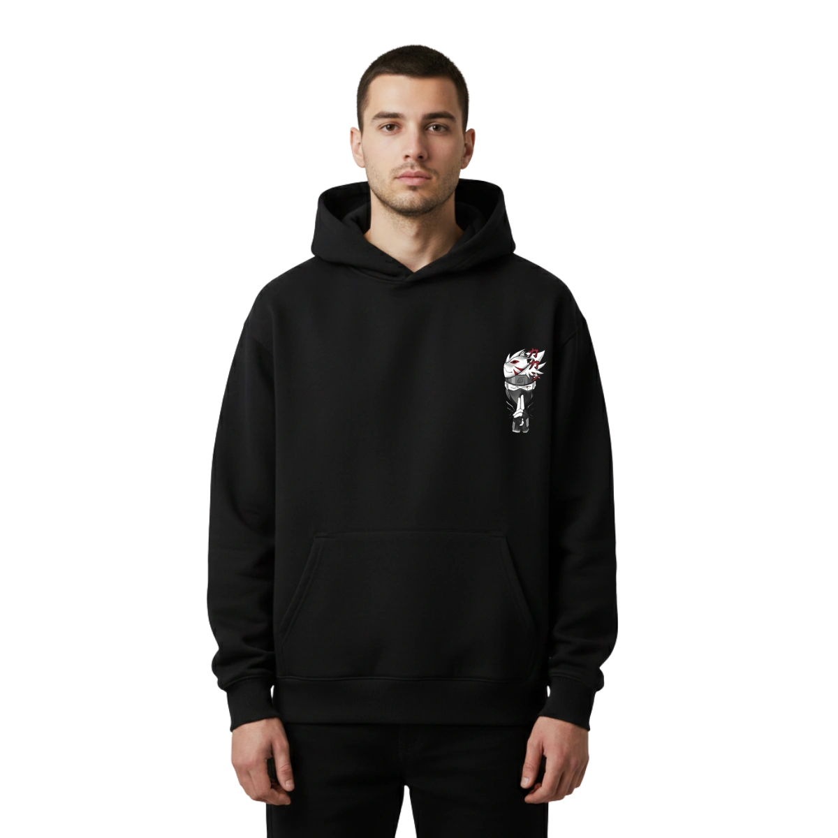 Kakashi Sensei Graphic Hoodie - Image 2
