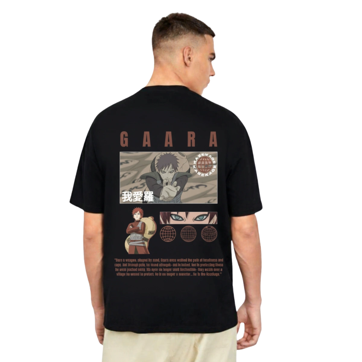 Gaara T-Shirt Graphic Tee - Image 3