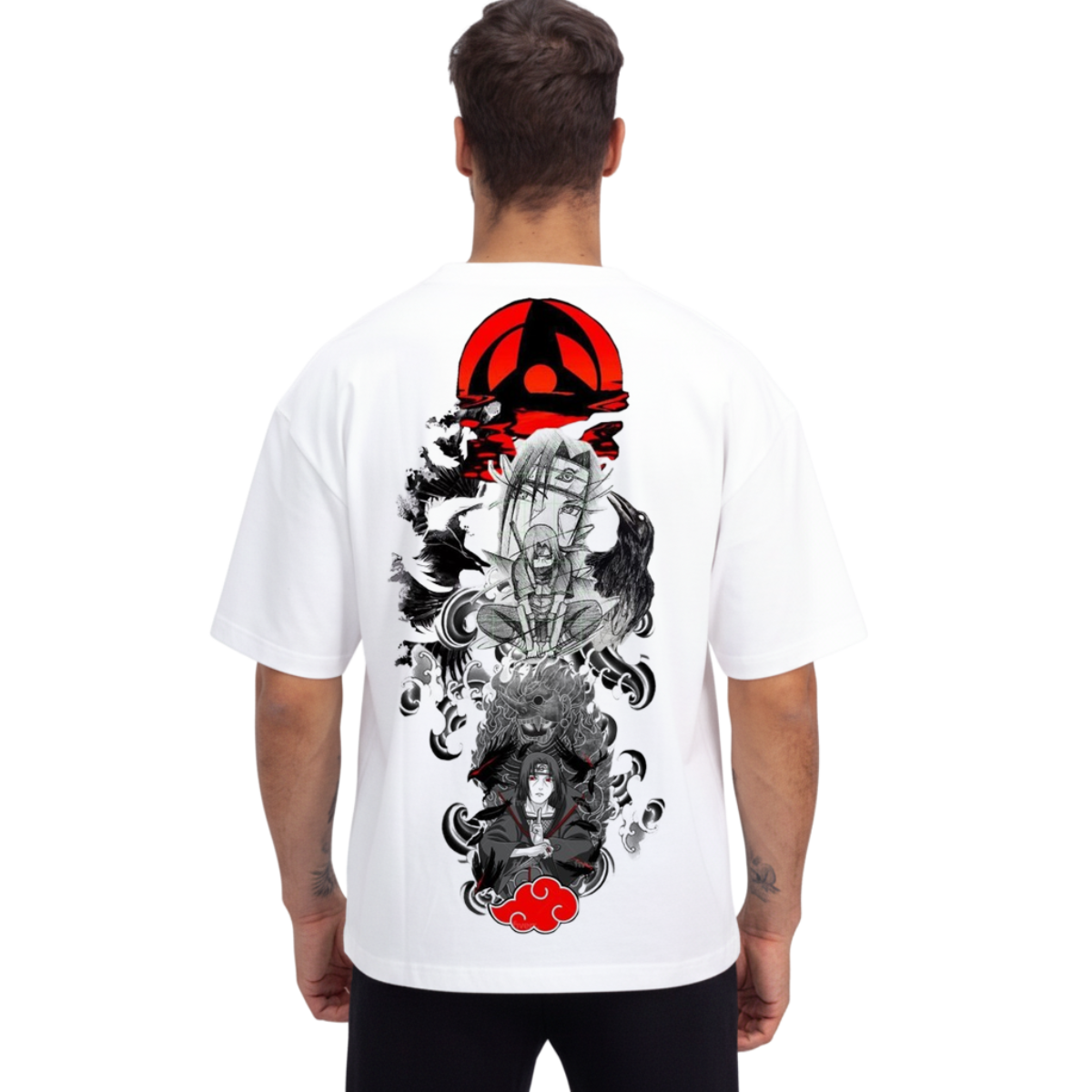 Itachi Uchicha illustration Graphic Tee - Image 4