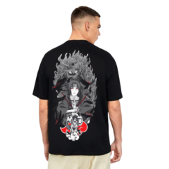 Itachi Uchiha Dragon Graphic Tee