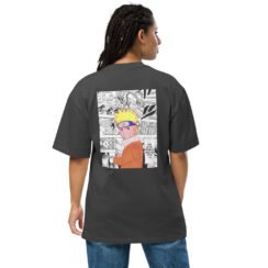 Naruto Oversized T-Shirt Bold Anime Graphic T-Shirt